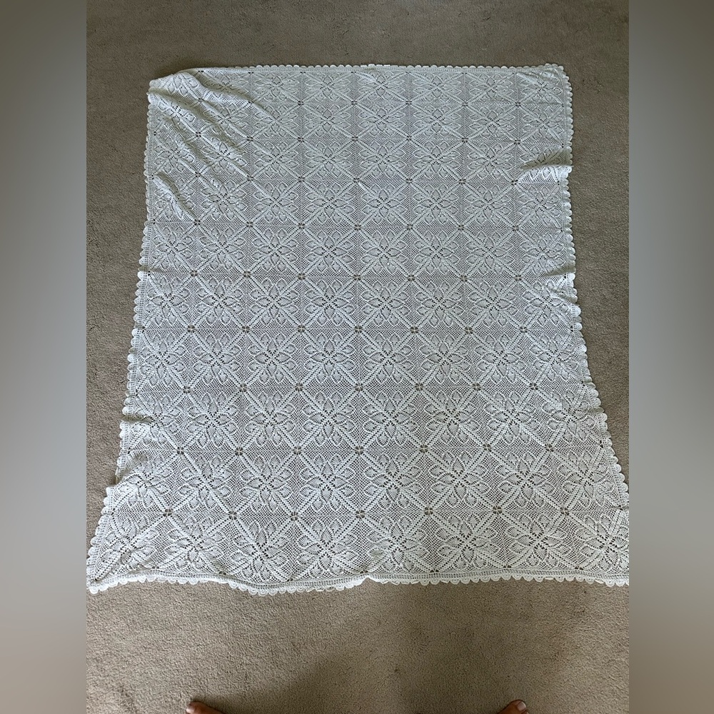 Rectangle lace tablecloth